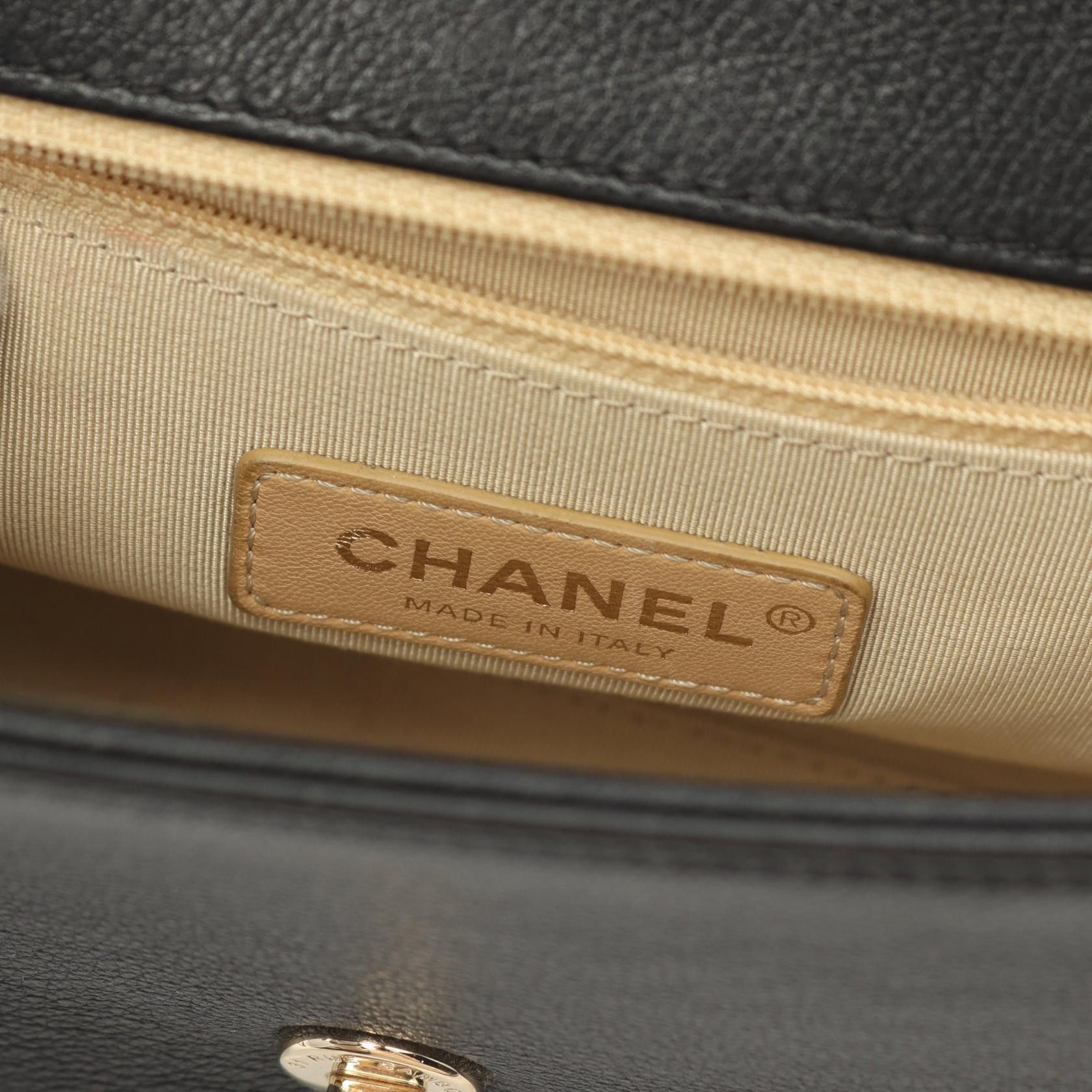 Chanel Chanel Matelasse Click Label Chain Shoulder Bag Leather Black Gold Hardware Size ONE SIZE - 4 Thumbnail