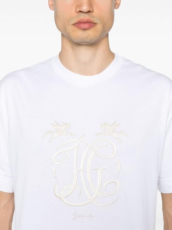 Givenchy GIVENCHY Men T-Shirts BM71MG3YQA 100 White Size US S / EU 44-46 / 1 - 3 Thumbnail