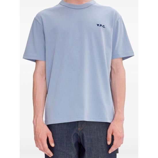 A.P.C. A.P.C. Men T-Shirts COHBQ H26391 ILJ BLUE Size US L / EU 52-54 / 3 - 2 Thumbnail