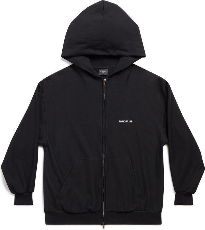 Balenciaga Balenciaga Mirror Zip-Up Hoodie Size US XL / EU 56 / 4 - 2 Thumbnail