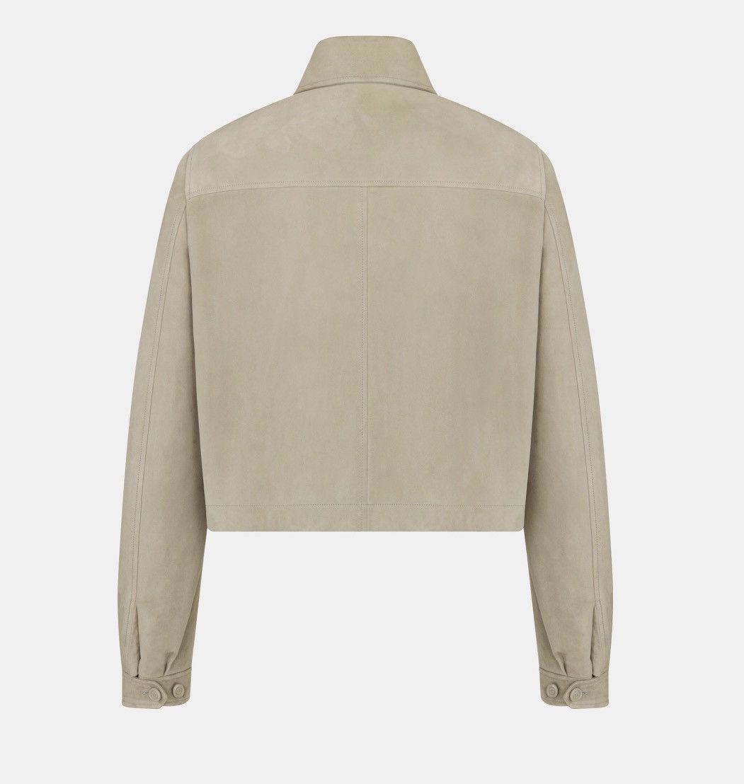 Dior DIOR Flight Jacket Gray Lambskin Size US S / EU 44-46 / 1 - 2 Thumbnail