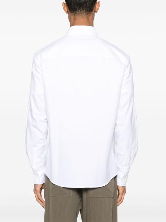 Maison Kitsune MAISON KITSUNE Men Long Tops MM00408WC5012 P100 White Size US XL / EU 56 / 4 - 3 Thumbnail