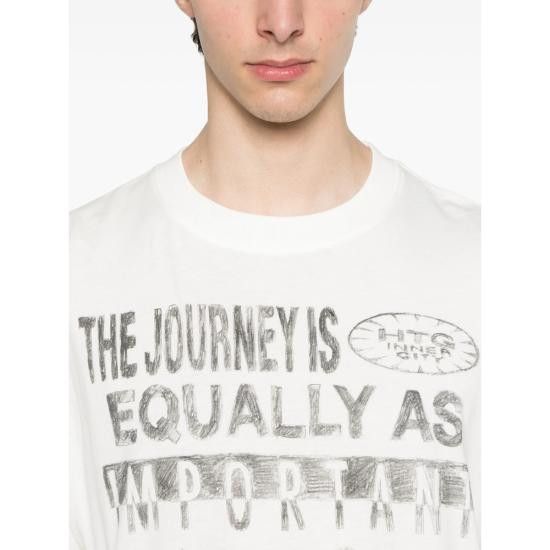 Honor the Gift HONOR THE GIFT Men T-Shirts HTG250146 WHITE Size US L / EU 52-54 / 3 - 2 Thumbnail