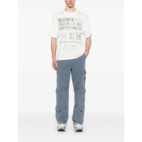 Honor the Gift HONOR THE GIFT Men T-Shirts HTG250146 WHITE Size US XXL / EU 58 / 5 - 4 Thumbnail