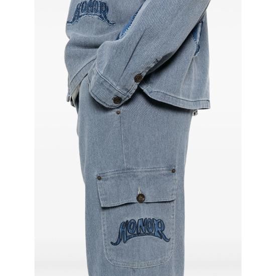 Honor the Gift HONOR THE GIFT Men Straight Pants HTG250118 NAVY BLUE Size US 28 / EU 44 - 2 Thumbnail
