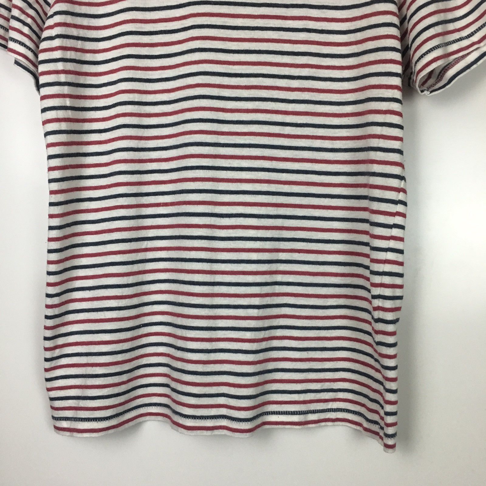 Denime × Japanese Brand Striped T-shirt V-neck Size US M / EU 48-50 / 2 - 3 Thumbnail