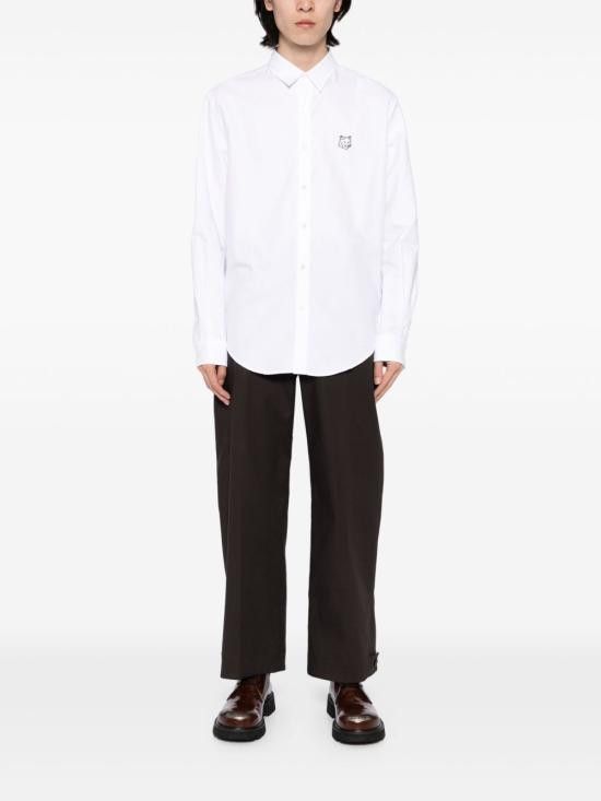 Maison Kitsune MAISON KITSUNE Men Long Tops MM00405WC5012 P100 White Size US L / EU 52-54 / 3 - 5 Thumbnail