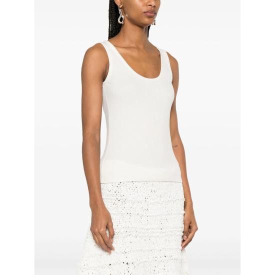 Calvin Klein CALVIN KLEIN Women Tops K20K208246 TOFU WHITE Size S / US 4 / IT 40 - 5 Thumbnail