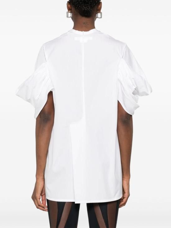 Junya Watanabe JUNYA WATANABE Women Shirts JOB004051 2WHITE White Size M / US 6-8 / IT 42-44 - 2 Thumbnail