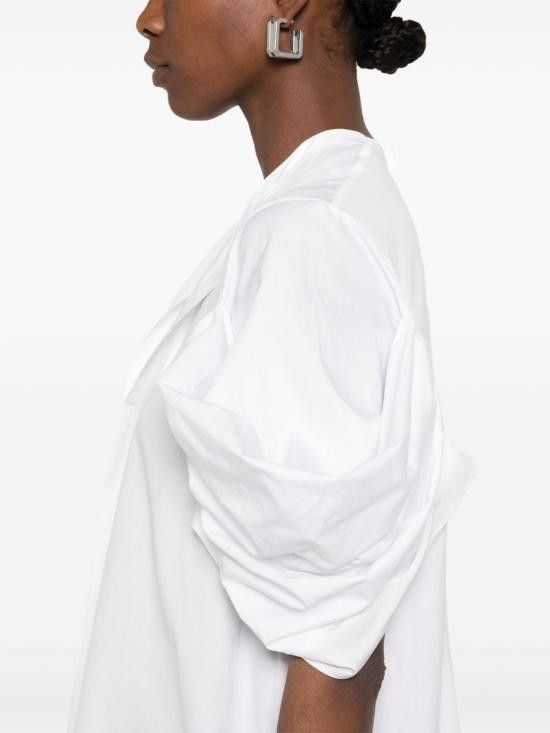 Junya Watanabe JUNYA WATANABE Women Shirts JOB004051 2WHITE White Size S / US 4 / IT 40 - 3 Thumbnail