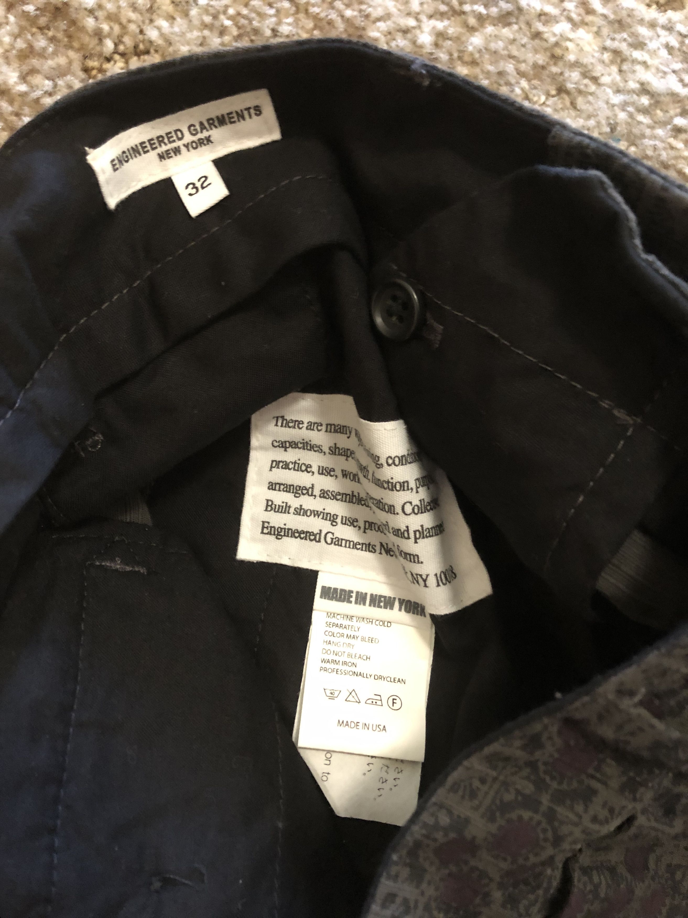 Engineered Garments SS16 Cinch Short Grey Java Cloth Size US 32 / EU 48 - 5 Thumbnail