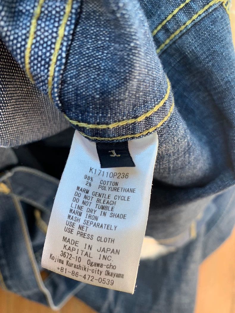 Kapital Kapital Denim Overalls for Casual Wear Size US 30 / EU 46 - 5 Thumbnail