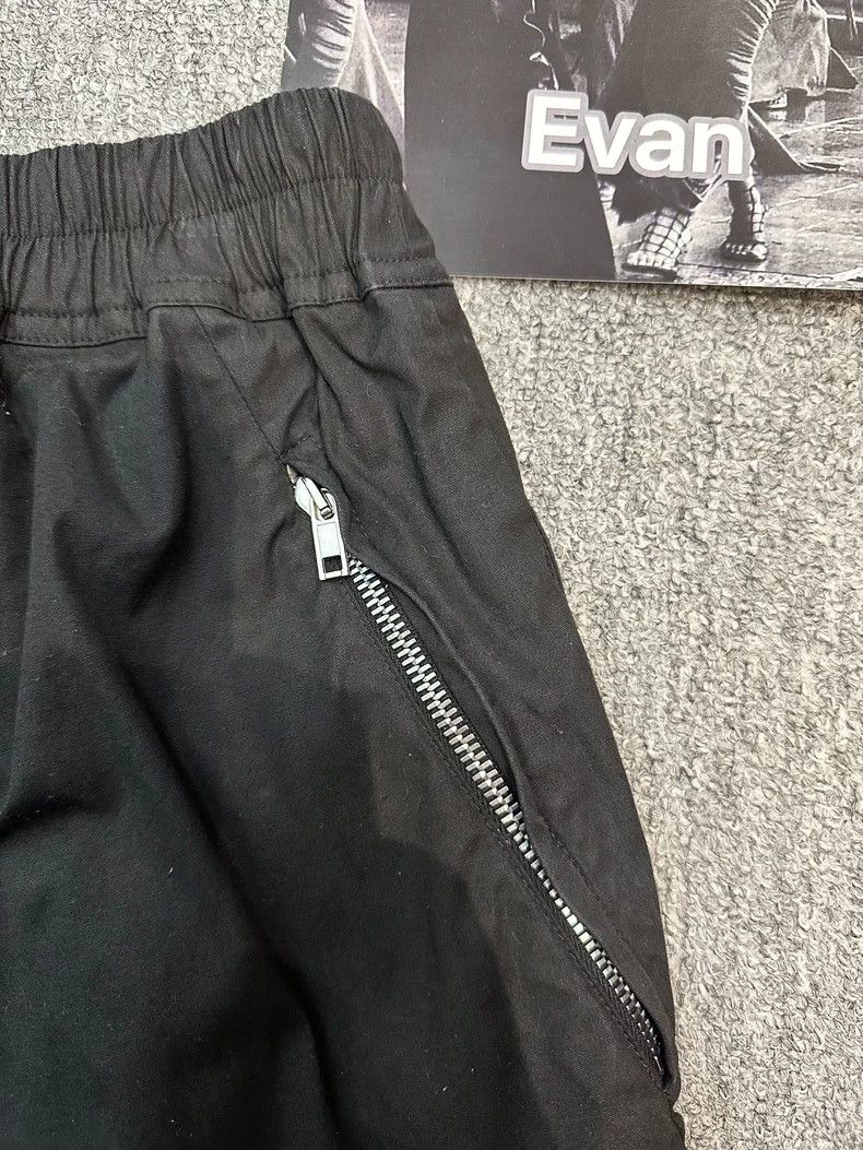 Rick Owens Rick Owens Black Workwear Shorts Size US 31 - 3 Thumbnail