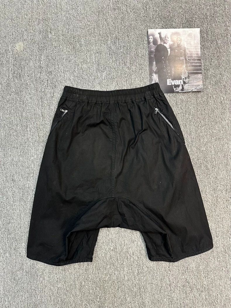 Rick Owens Rick Owens Black Workwear Shorts Size US 31 - 2 Thumbnail