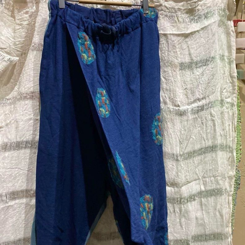 Kapital Handmade Layered Pants with Flower Design Size US 30 / EU 46 - 4 Thumbnail