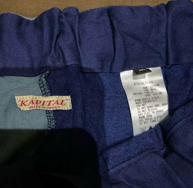 Kapital Handmade Layered Pants with Flower Design Size US 30 / EU 46 - 6 Thumbnail