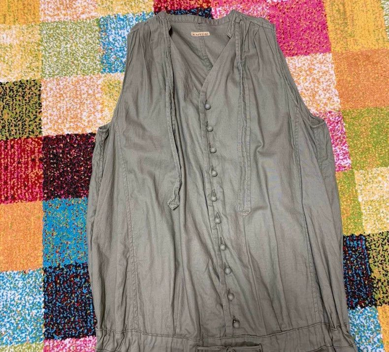 Kapital Kapital Sleeveless Dress in Olive Green Size M / US 6-8 / IT 42-44 - 3 Thumbnail