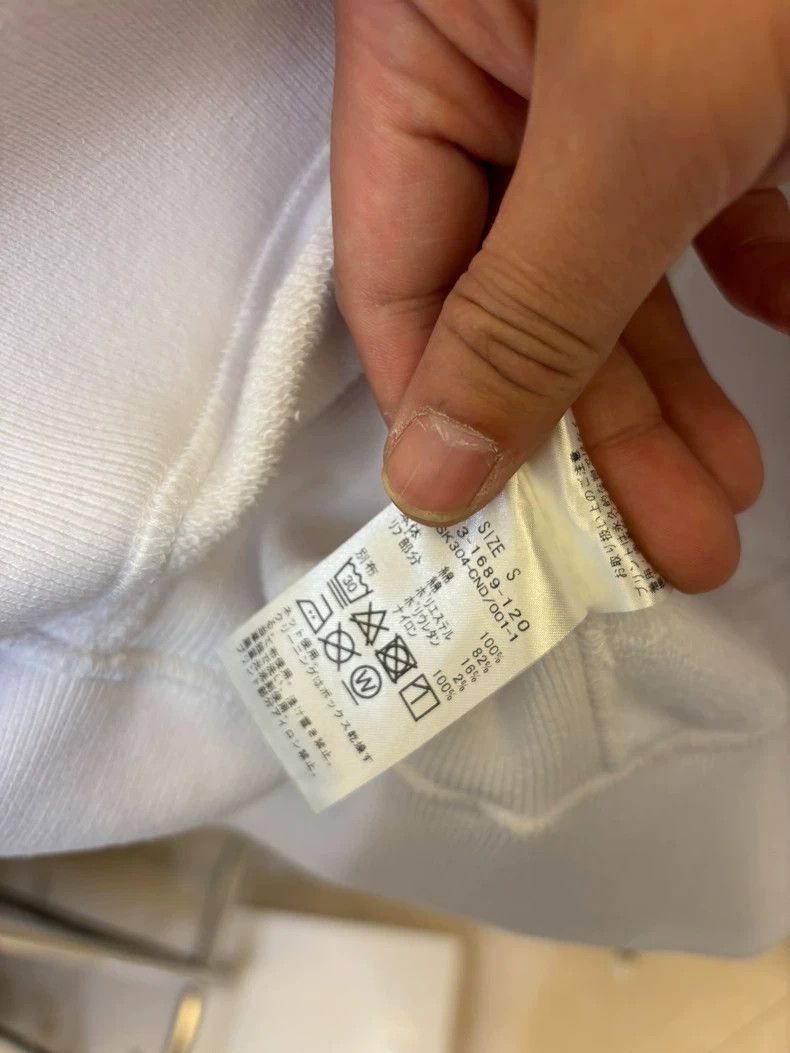 Sacai Classic White Oversized SSZ Sweatshirt Size US S / EU 44-46 / 1 - 9 Thumbnail