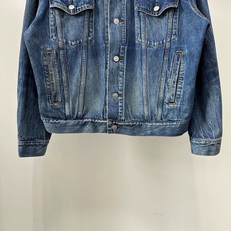 Balenciaga Balenciaga Distressed Denim Jacket Size US L / EU 52-54 / 3 - 5 Thumbnail