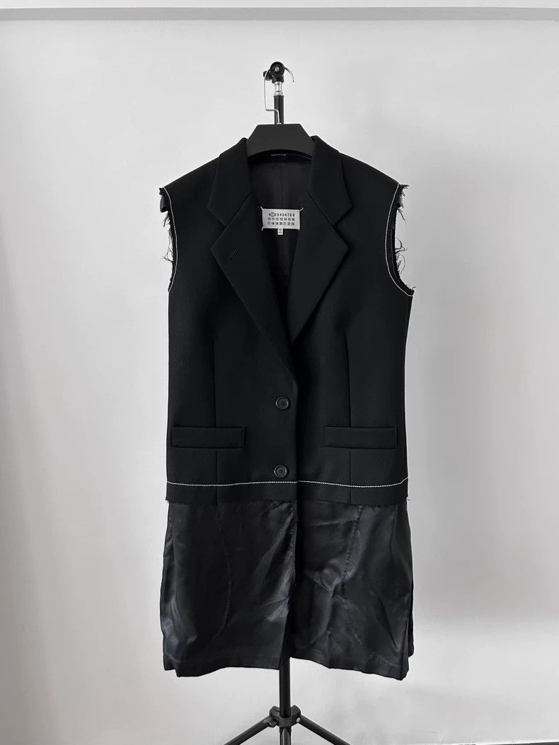 Maison Margiela Maison Margiela A/W17 Black Suit Vest Size US XL / EU 56 / 4 - 2 Thumbnail