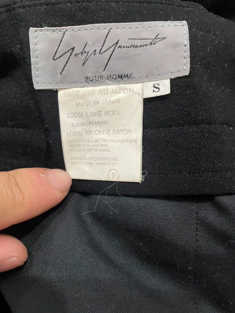 Yohji Yamamoto Yohji Yamamoto 1993 High-Waist Wool Trousers-dmc Size US 26 / EU 42 - 4 Thumbnail