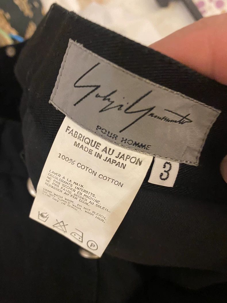Yohji Yamamoto Casual Black Pants by Yohji Yamamoto-dmc Size US 34 / EU 50 - 4 Thumbnail