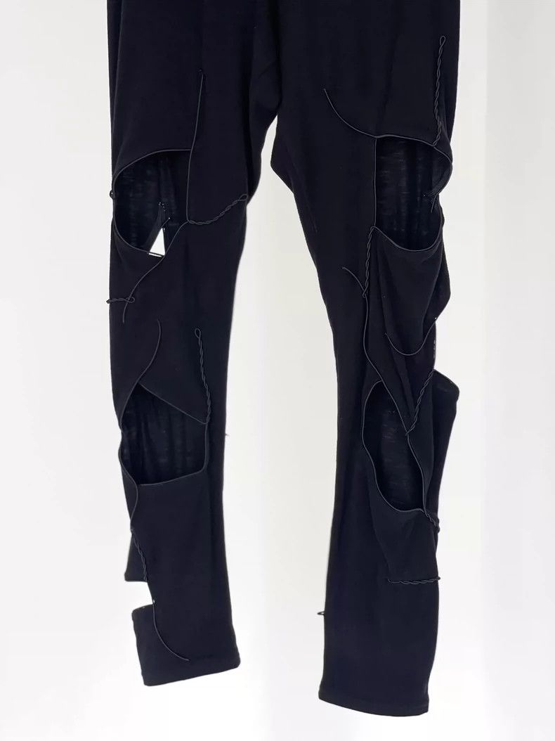 Yohji Yamamoto Yohji Yamamoto Irregular Hollow Leggings-dmc Size 22" - 2 Thumbnail