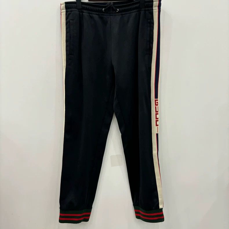 Gucci Gucci Logo Stripe Zip Casual Pants-dmc Size US 34 / EU 50 - 2 Thumbnail