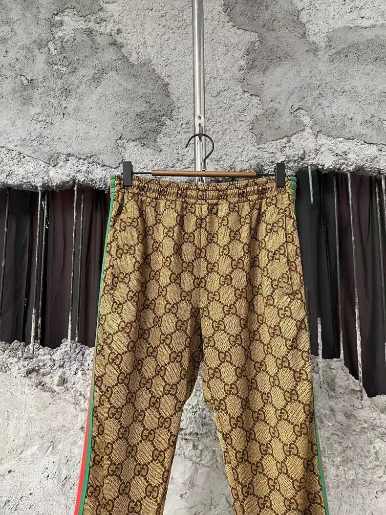 Gucci Gucci Brown Printed Casual Pants-dmc Size US 32 / EU 48 - 3 Thumbnail