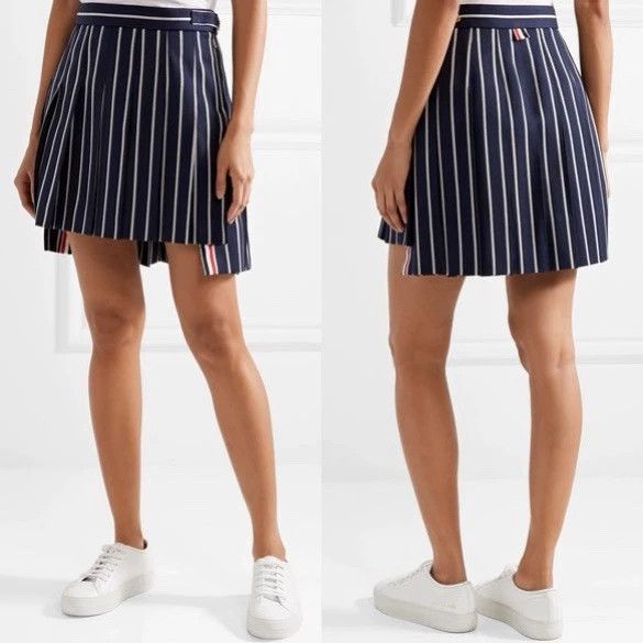 Thom Browne Thom Browne Dark Grey Pleated Skirt-dmc Size 22" - 7 Thumbnail