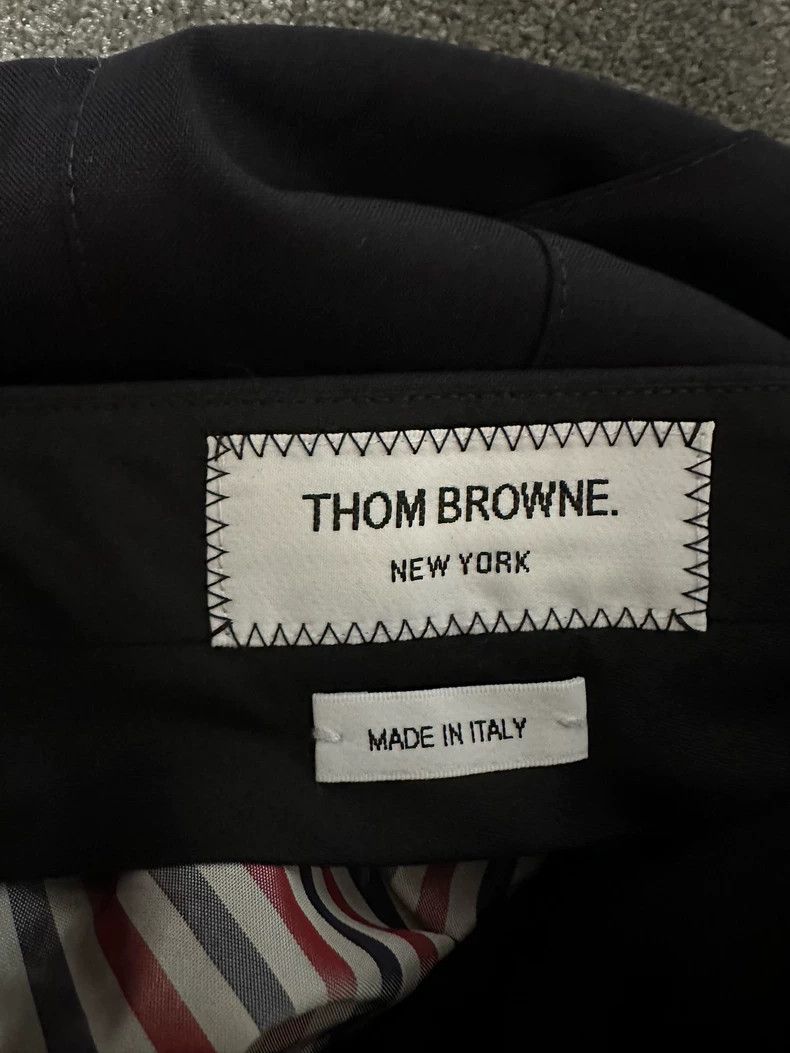 Thom Browne Classic Four-Bar Pleated Skirt by Thom Browne-dmc Size 22" - 3 Thumbnail