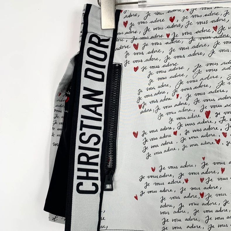 Dior Dioramour Gray Letter Printed Casual Shorts-dmc Size US 26 / EU 42 - 4 Thumbnail