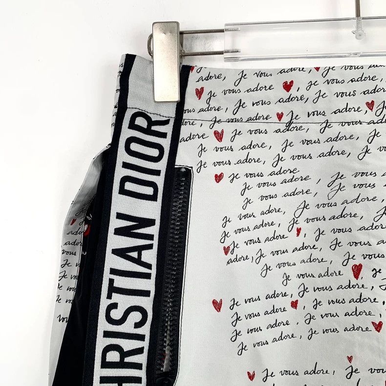 Dior Dioramour Gray Letter Printed Casual Shorts-dmc Size US 26 / EU 42 - 3 Thumbnail