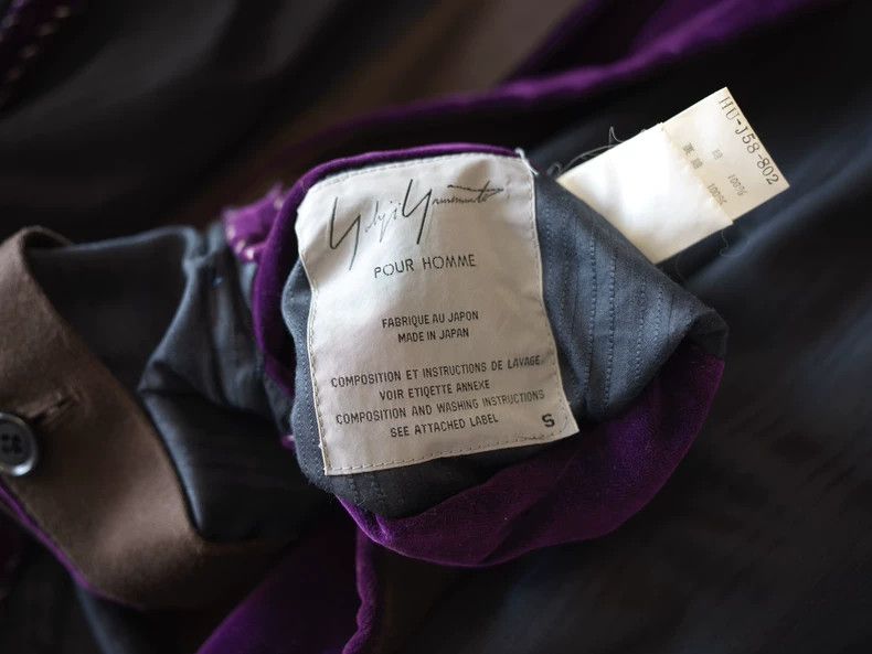 Yohji Yamamoto Yohji Yamamoto Double-Sided Velvet Jacket-dmc Size US S / EU 44-46 / 1 - 9 Thumbnail