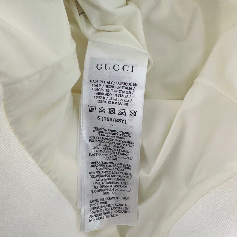 Gucci Gucci White Zip-Up Hoodie Jacket-dmc Size US S / EU 44-46 / 1 - 4 Thumbnail