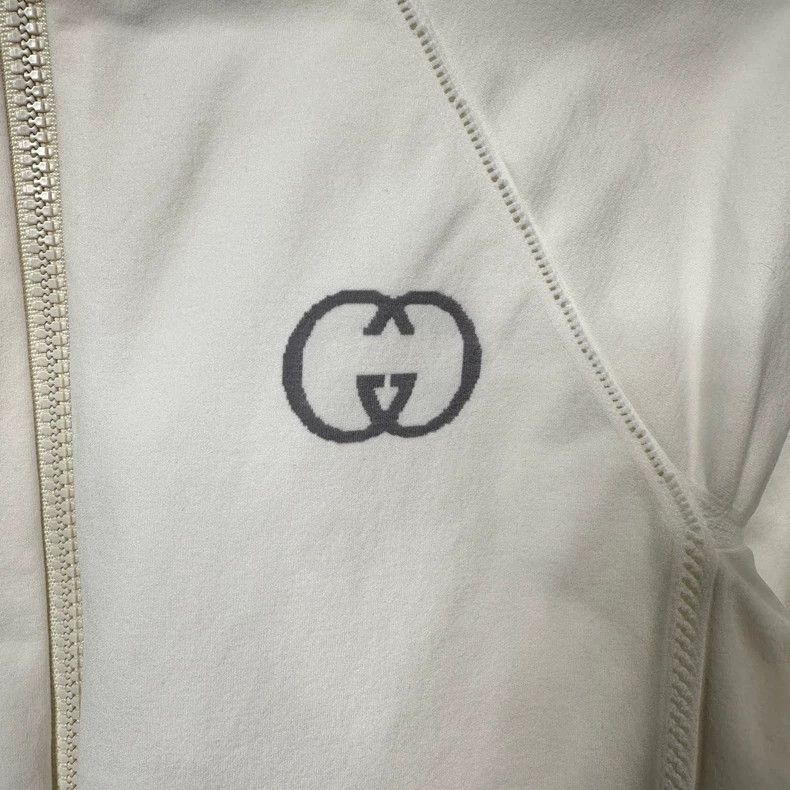 Gucci Gucci White Zip-Up Hoodie Jacket-dmc Size US S / EU 44-46 / 1 - 3 Thumbnail
