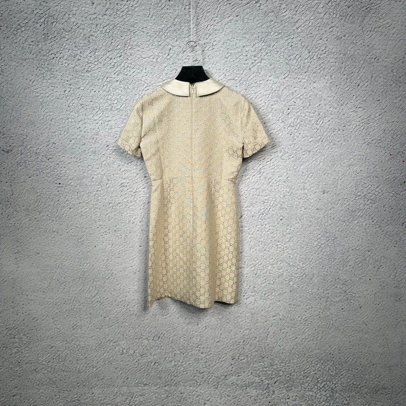 Gucci Gucci Logo Short Sleeve Dress-dmc Size 36" / US 14 / IT 50 - 2 Thumbnail