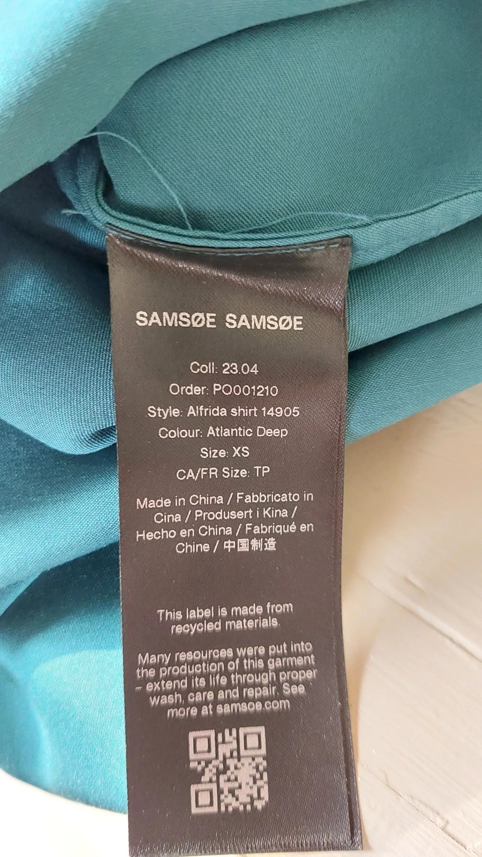 Samsoe Samsoe Samsøe Samsøe Alfrida shirt Blouse Size XS / US 0-2 / IT 36-38 - 2 Thumbnail