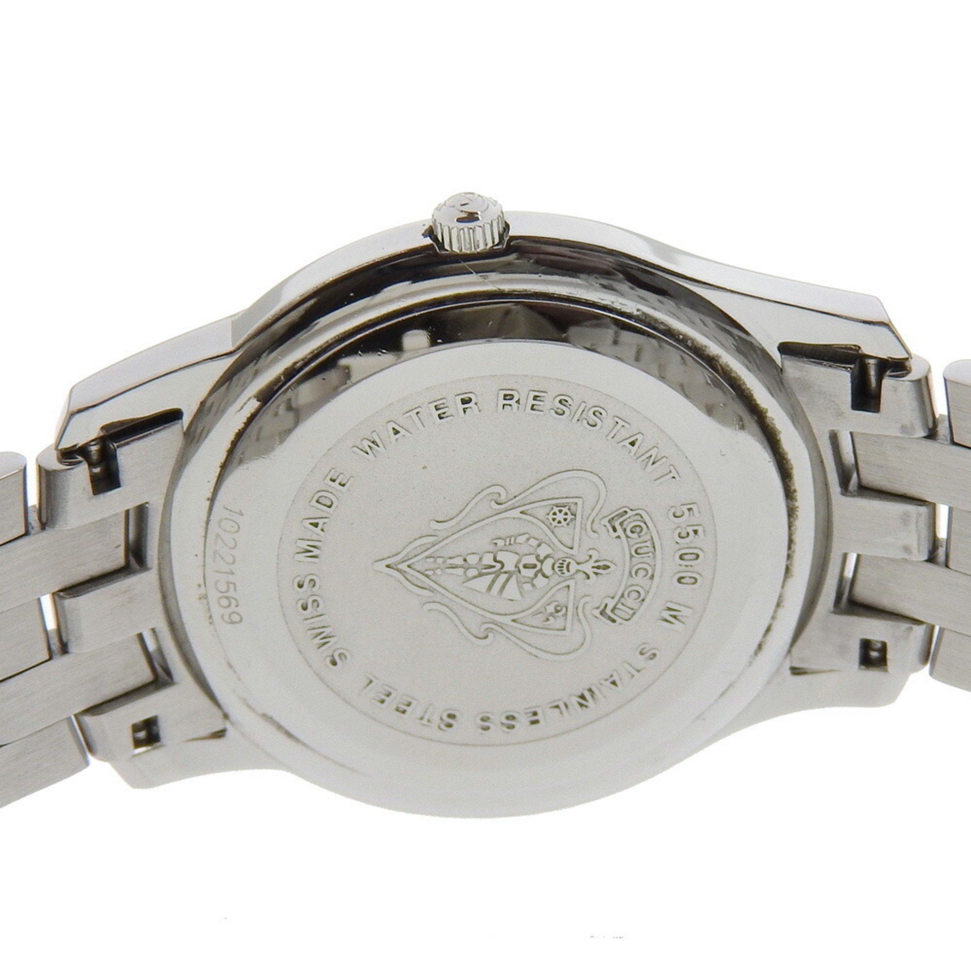 Gucci Gucci Watch 5500M Stainless Steel Quartz Analog Display Black Dial Men's Size ONE SIZE - 6 Thumbnail