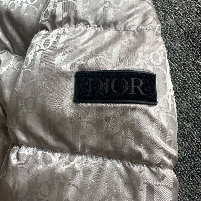Dior Dior Silver Logo Puffer Jacket-dmc Size US XL / EU 56 / 4 - 3 Thumbnail
