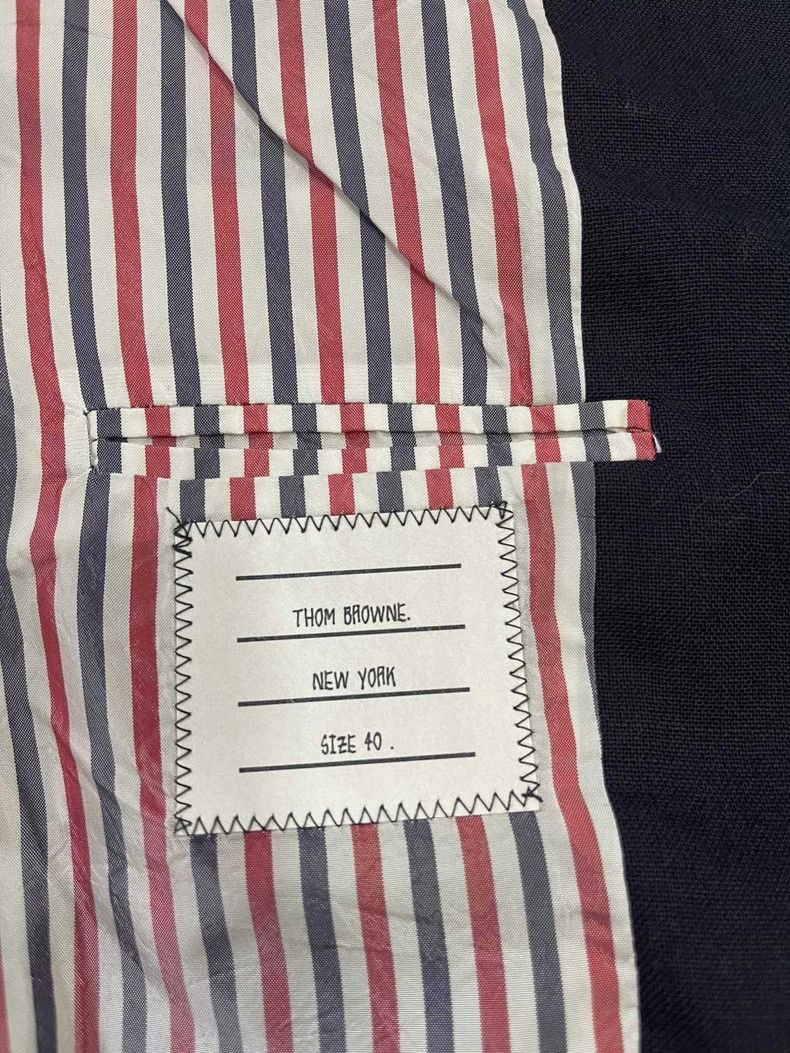 Thom Browne Classic Navy Suit Jacket by Thom Browne-dmc Size US M / EU 48-50 / 2 - 5 Thumbnail