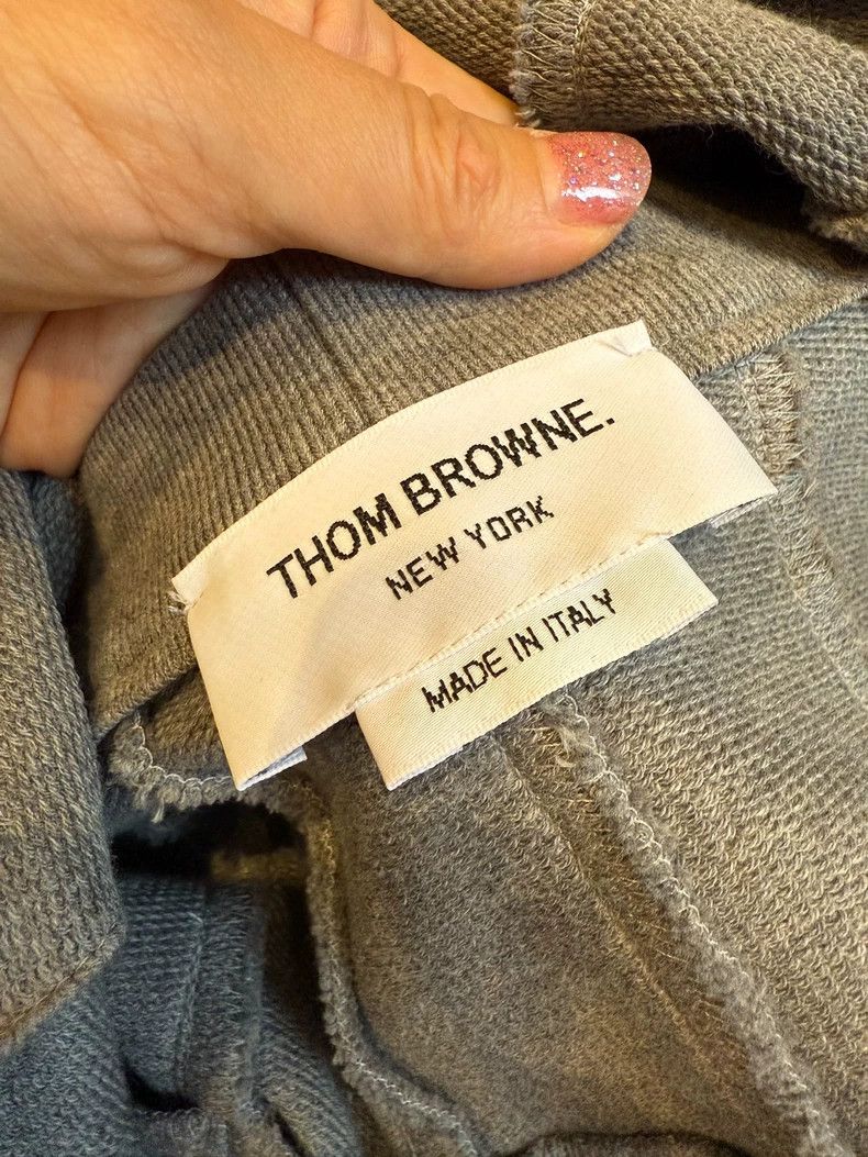 Thom Browne Grey Pleated Skirt by Thom Browne-dmc Size 42" / US 20 - 3 Thumbnail