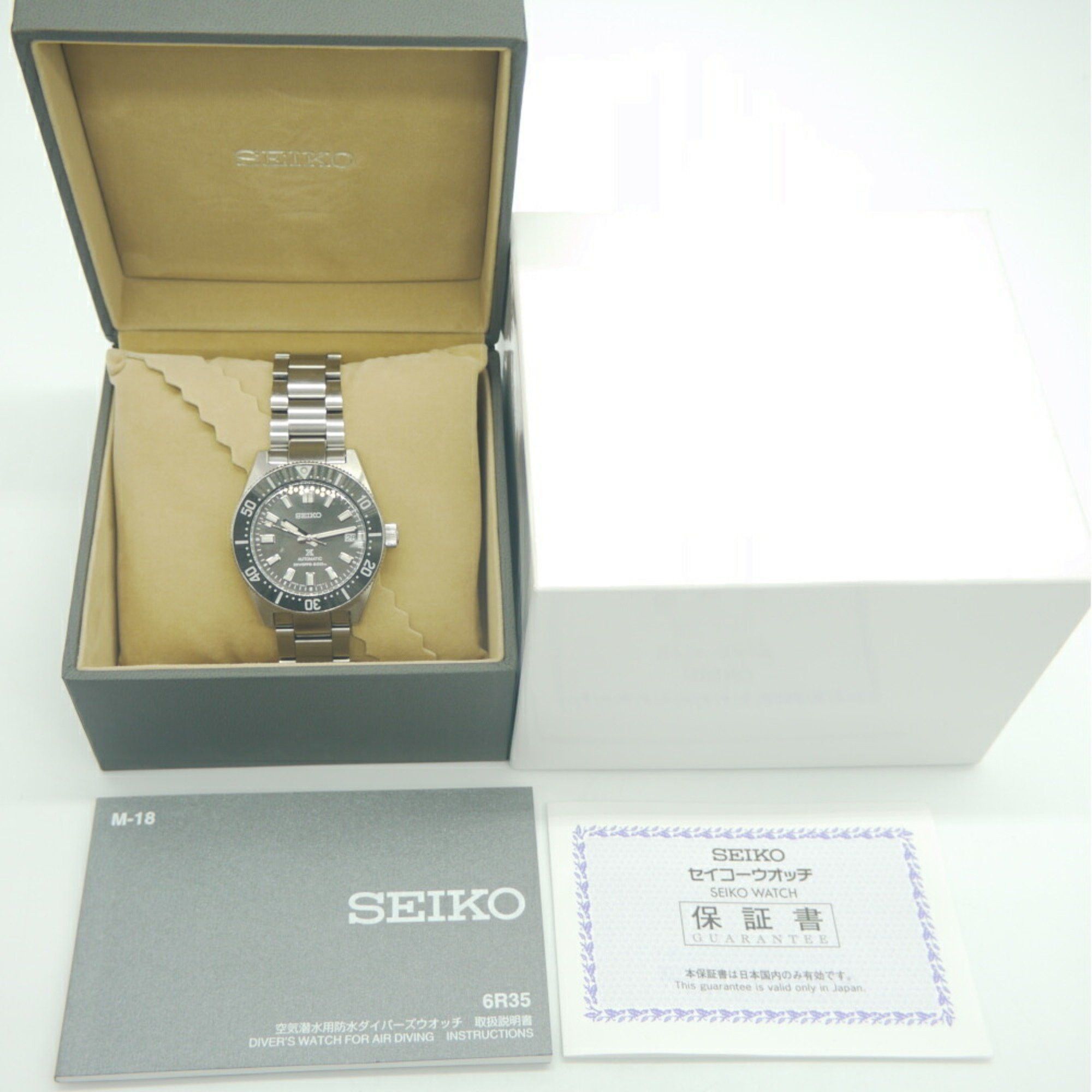 Seiko SEIKO PROSPEX Diver Scuba Mechanical 1965 Heritage SBDC101 Automatic Grey Dial Watch Size ONE SIZE - 10 Thumbnail