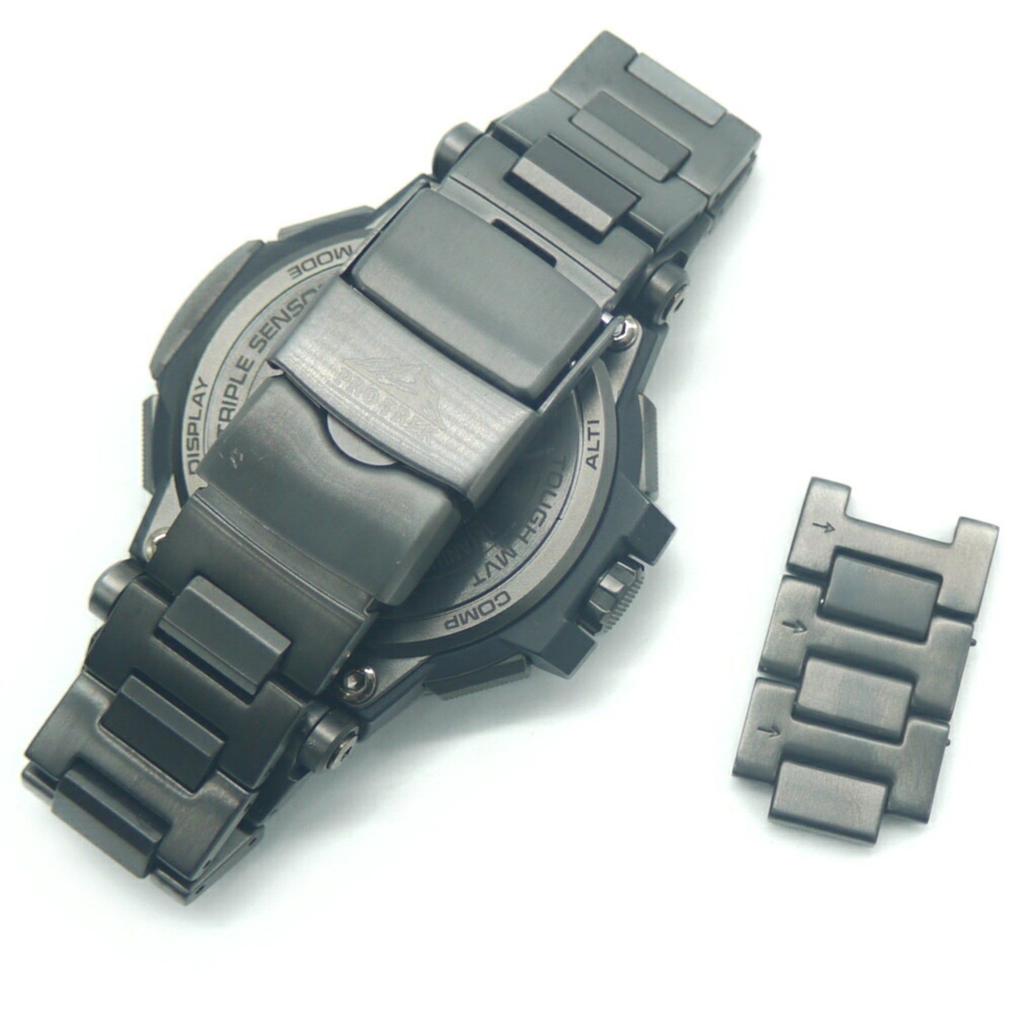Casio CASIO PROTREK Manaslu Tough Solar Radio Controlled Watch Black Dial Wristwatch PRX-8000YT-1JF Size ONE SIZE - 9 Thumbnail