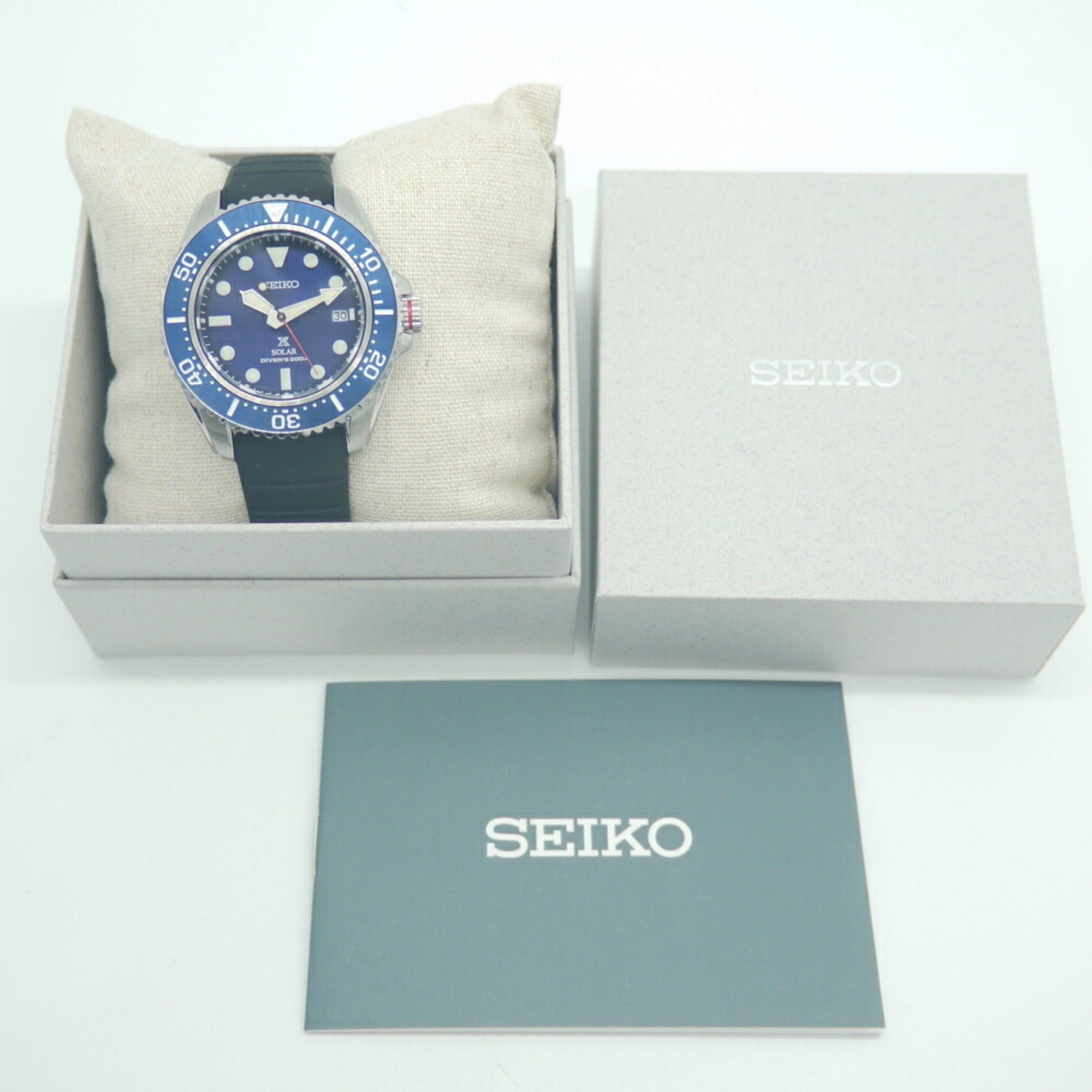 Seiko SEIKO PROSPEX Diver Scuba SBDJ055 Solar Blue Dial Wristwatch Size ONE SIZE - 9 Thumbnail