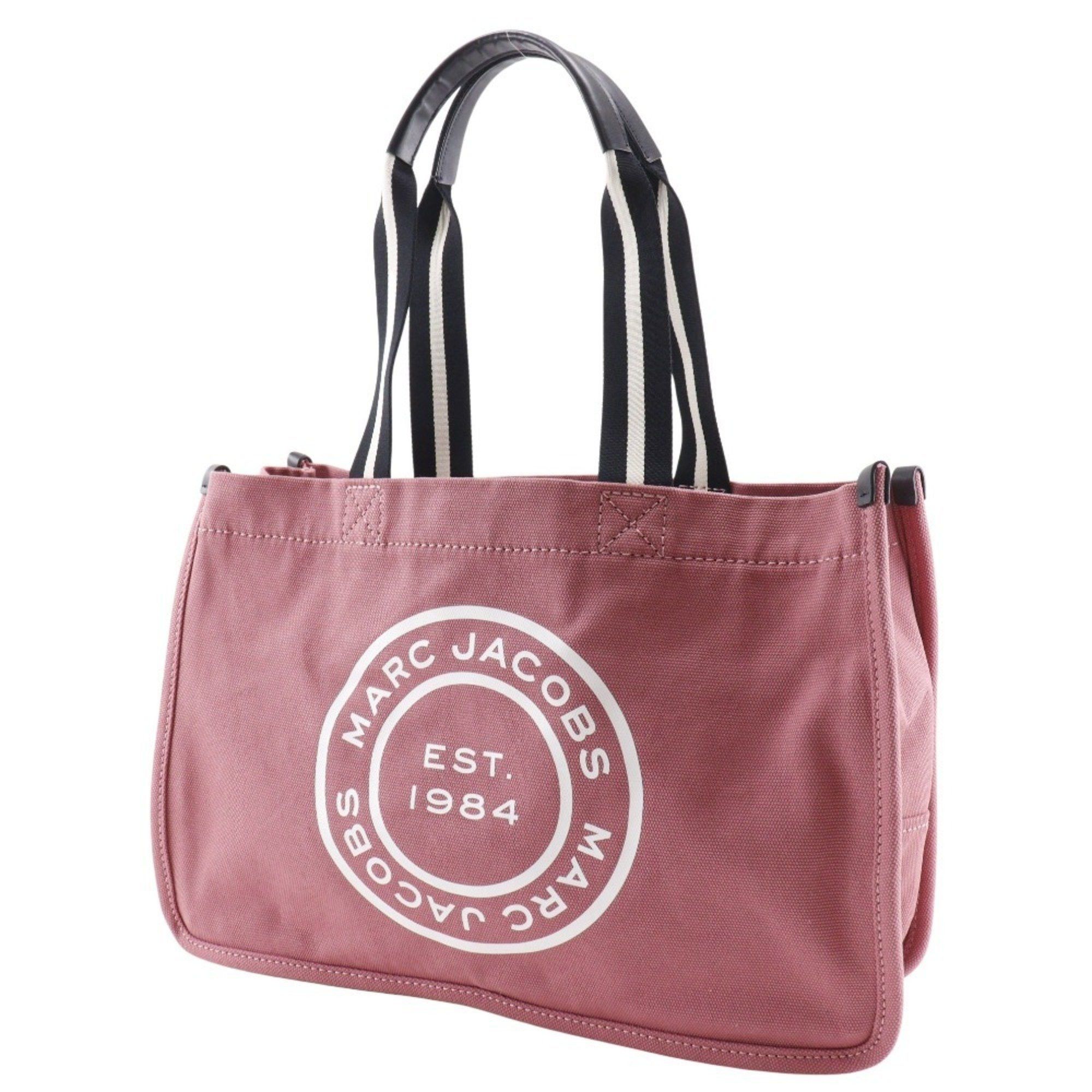 Marc Jacobs MARC JACOBS Tote Bag H052M06FA21 668 Canvas Pink Logo Women's Size ONE SIZE - 2 Thumbnail