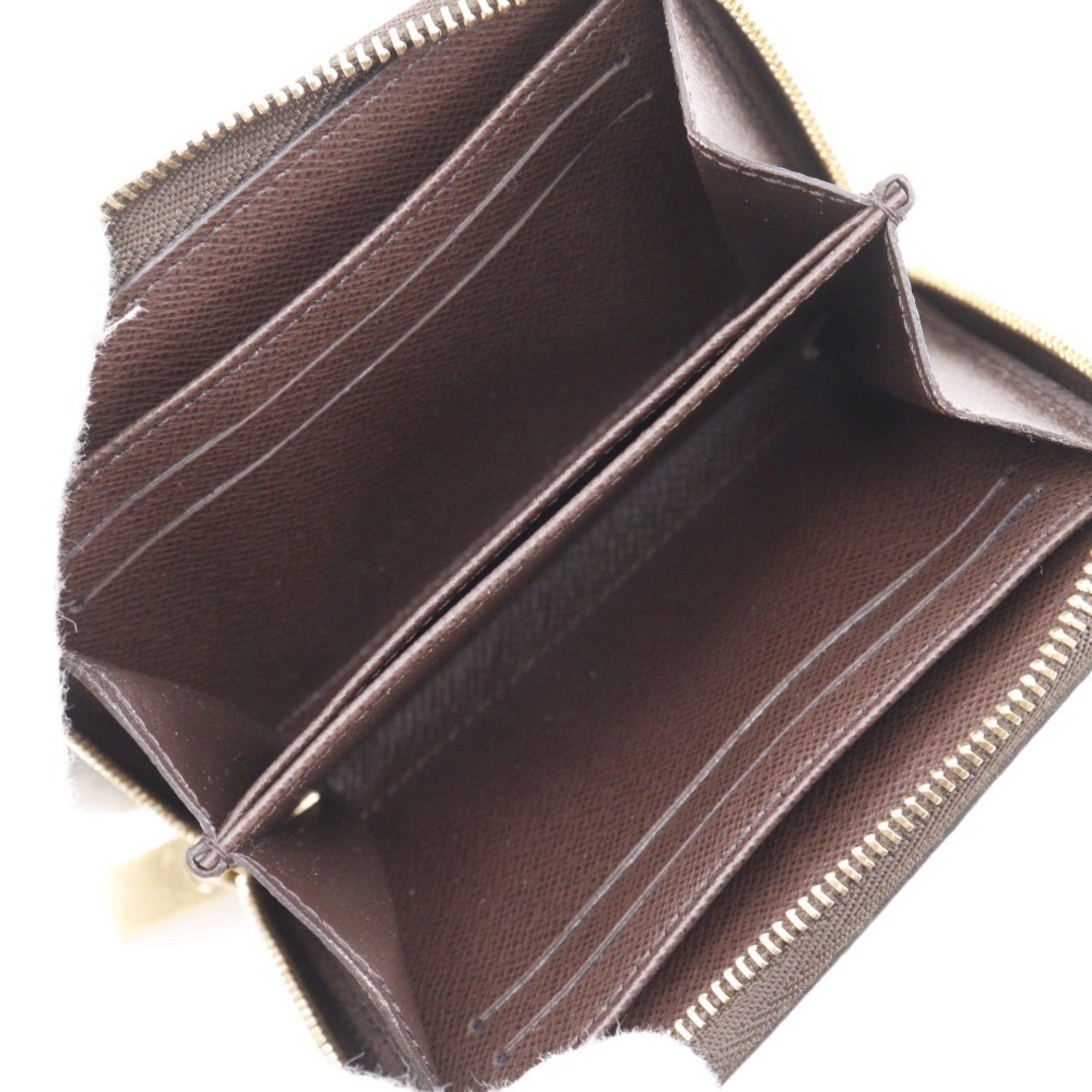 Louis Vuitton Louis Vuitton Zippy Coin Purse Case N63070 Damier Canvas 2017 Brown TS1107 Zip Around Women's H130425510 Size ONE SIZE - 5 Thumbnail