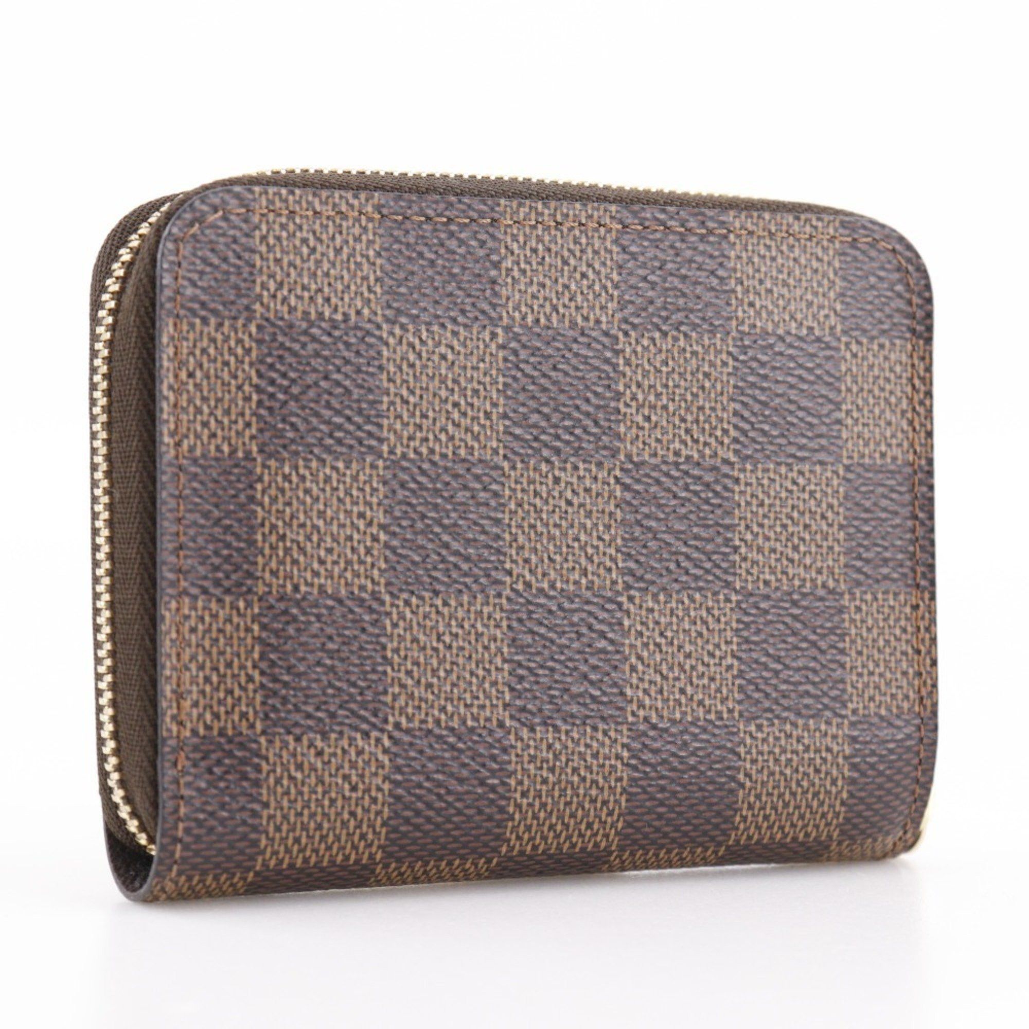 Louis Vuitton Louis Vuitton Zippy Coin Purse Case N63070 Damier Canvas 2017 Brown TS1107 Zip Around Women's H130425510 Size ONE SIZE - 3 Thumbnail