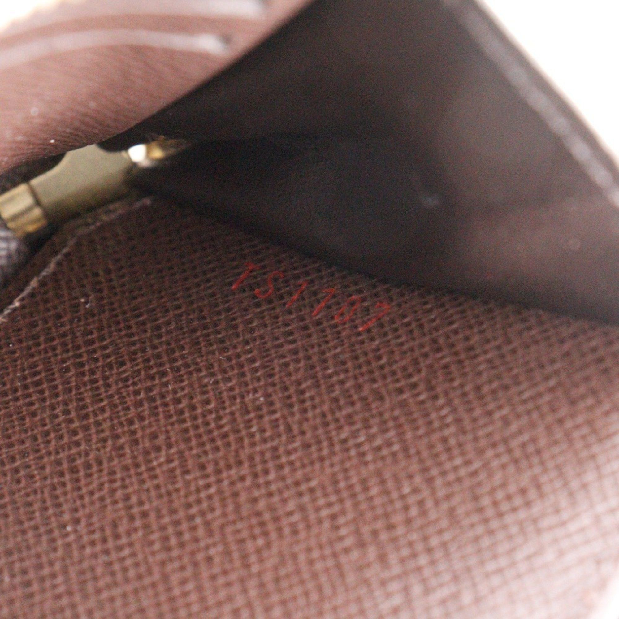 Louis Vuitton Louis Vuitton Zippy Coin Purse Case N63070 Damier Canvas 2017 Brown TS1107 Zip Around Women's H130425510 Size ONE SIZE - 7 Thumbnail