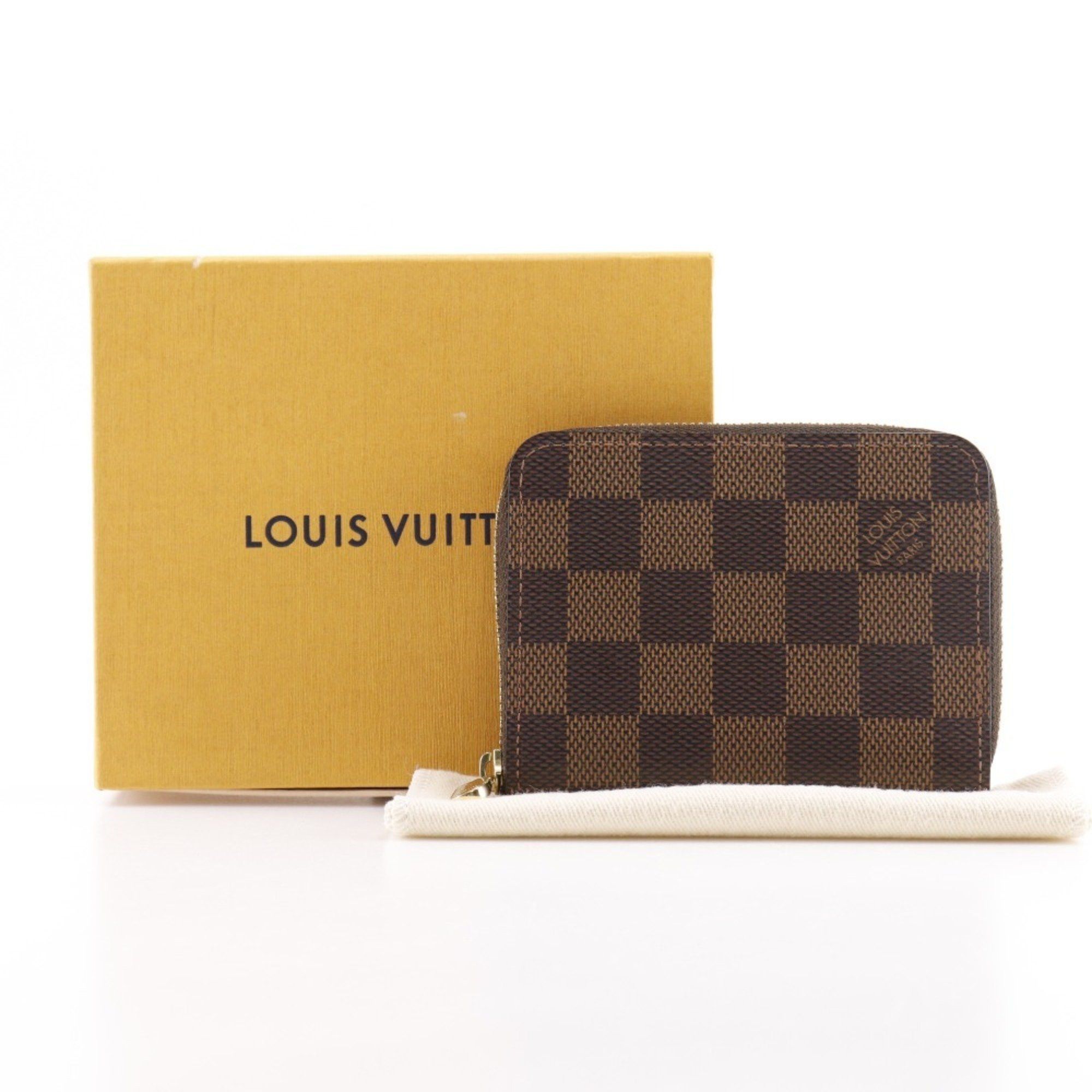 Louis Vuitton Louis Vuitton Zippy Coin Purse Case N63070 Damier Canvas 2017 Brown TS1107 Zip Around Women's H130425510 Size ONE SIZE - 8 Thumbnail